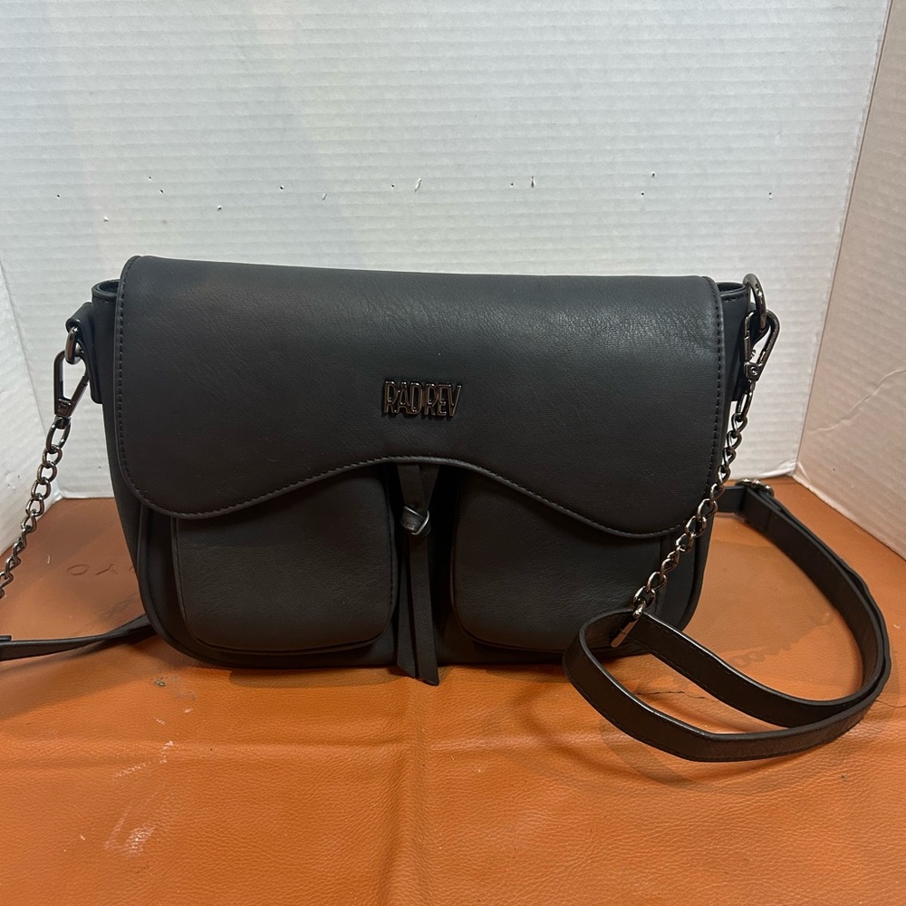 Rad Rev Saddle bag crossbody matte black
